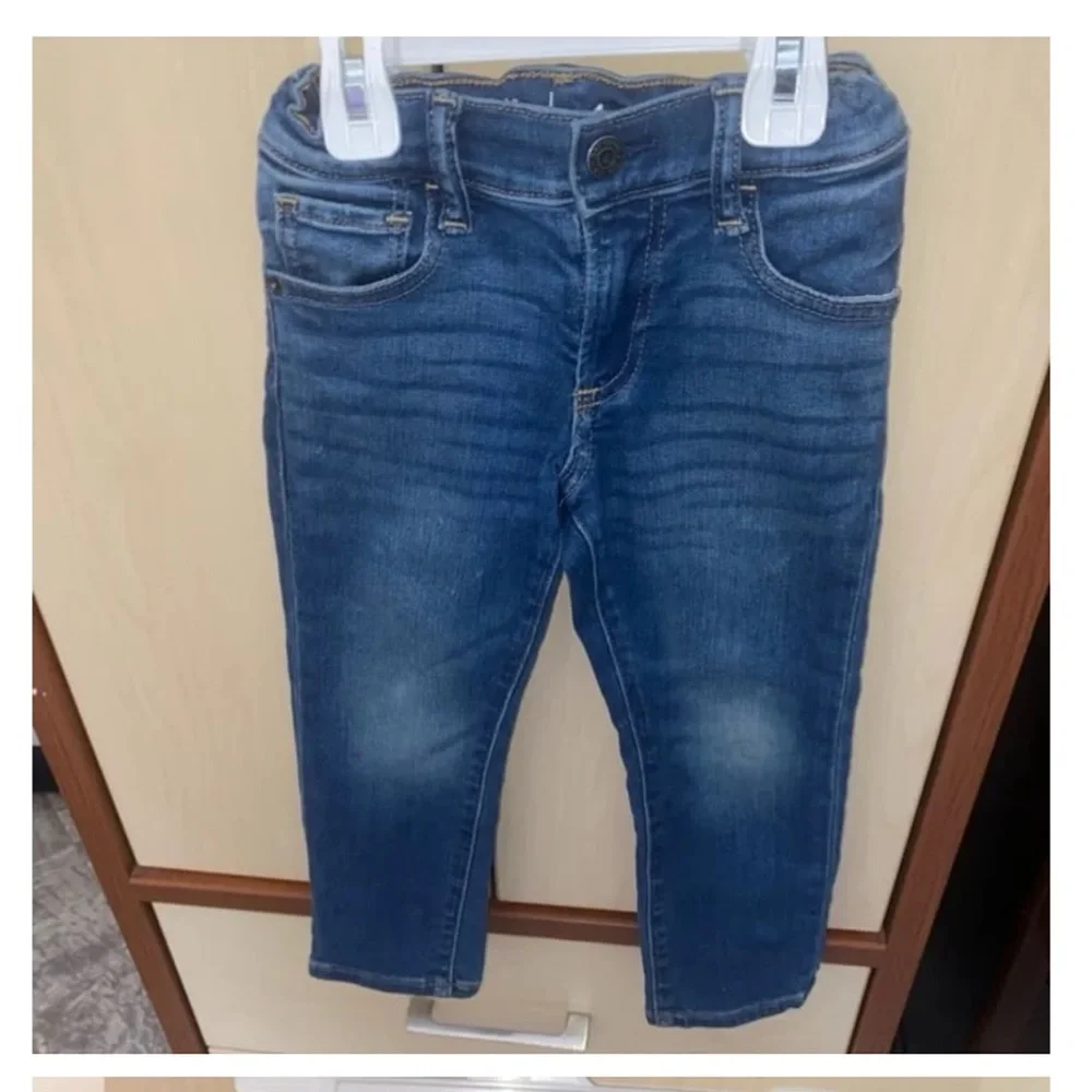 GAP Boys 4T Polo Shirt & Slim Jeans 2 Piece Outfit Set